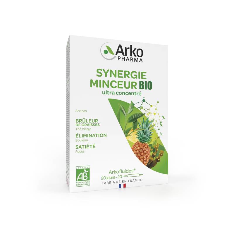 New Project - 2024-02-28T161635.883 ARKOPHARMA Synergie Minceur Bio 20 Ampoules - Image 1