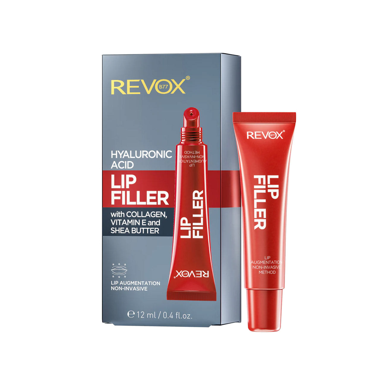 Revox B77 Hyaluronic Acid Lip Filler 12ml Revox B77 Hyaluronic Acid Lip Filler 12ml