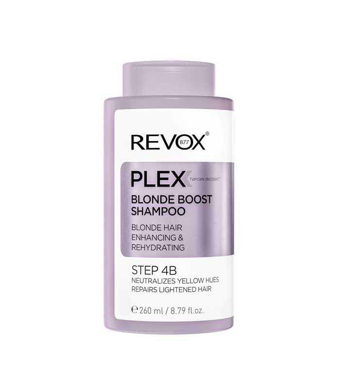revox-plex-champu-cabellos-rubios-blonde-boost-step-4b-1-72423.jpeg Revox PLEX Blonde Boost Shampoo Step 4B 260ML - Image 1