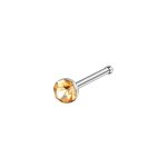 NOSE STUD PIERCING (ROUND SHAPE) WITH RHINESTONE