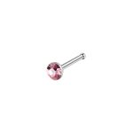 NOSE STUD PIERCING (ROUND SHAPE) WITH RHINESTONE