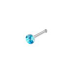 NOSE STUD PIERCING (ROUND SHAPE) WITH RHINESTONE