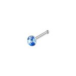 NOSE STUD PIERCING (ROUND SHAPE) WITH RHINESTONE