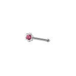 NOSE STUD PIERCING (FLOWER SHAPE) WITH RHINESTONE