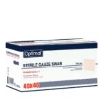 OPTIMAL STERILE GAUZE 40*40 CM 100PCS