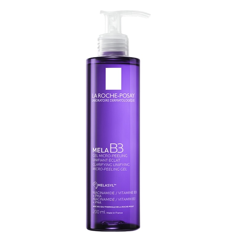 la-roche-posay-mela-b3-facial-cleansing-gel-exfoliating-anti-stain-200ml La Roche-Posay Mela B3 Gel Micro-Peeling 200ml - Image 1