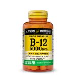 Vitamin B12 5000 Mcg Sublingual 30 Tablets (mason)