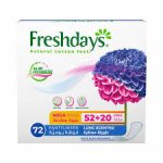 Freshdays Long Scented 72 Pantyliners