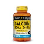 Calcium 500+vit D3 - Oyster Shell 60 tabs (mason)