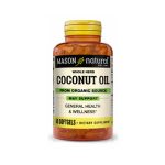 COCONUT OIL1000 MG 60 SOFTGELS (MASON)