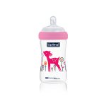 OPTIMAL P.P Extra Wide Neck Feeding Bottle  Pink 240ml