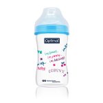 OPTIMAL P.P Extra Wide Neck Feeding Bottle Blue  240ml