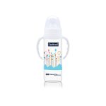 OPTIMAL Narrow Neck Orthodontic Feeding Bottle With Handle 240ml White