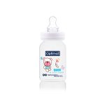 OPTIMAL Narrow Neck Orthodontic Feeding Bottle 140 ML White