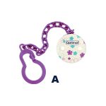 OPTIMAL Pacifier Holder With Plastic Clip OPB-1042 A