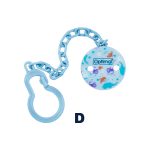 OPTIMAL Pacifier Holder With Plastic Clip OPB-1042 D