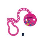 OPTIMAL Pacifier Holder With Plastic Clip OPB-1042 E