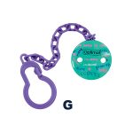OPTIMAL Pacifier Holder With Plastic Clip OPB-1042 G