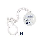 OPTIMAL Pacifier Holder With Plastic Clip OPB-1042 H