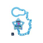 OPTIMAL Pacifier Holder With Plastic Clip OPB-1044 B
