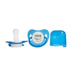 OPTIMAL SILICONE ROUND NIPPLE PACIFIER Blue 6+