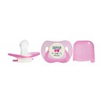 OPTIMAL ORTHODONTIC SILICON PACIFIER Pink 0+