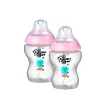 Tommee Tippee Closer To Nature Bottle 0M+ -Pack Of 2 Pink