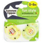 Tommee Tippee Soother Fun Style 0-6M -Pack Of 2