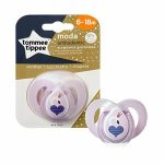 Tommee Tippee Soother Moda 6-18M Pink