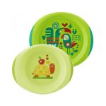 Chicco Dish Set Green