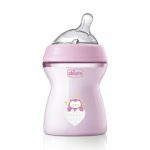 Chicco NaturalFeeling Colored Bottle 250ml Blue 2m+ Medium Flow