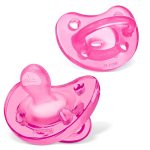 Chicco Physio Soft Silicone 0-6m W/Case (2 pieces)