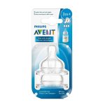 Avent Disposable Silicone Teats Classic 3M+ Mediumflow