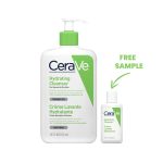 Cerave Hydrating Cleanser 473ML + Free hydrating cleanser 20ml