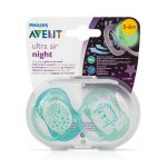 Avent Soother Ultra Air Night Time 0-6M Blue
