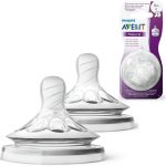 Avent Disposable Silicone Teats Natural 0M+ FirstFlow
