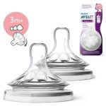 Avent Disposable Silicone Teats Natural 3M+ Variableflow
