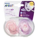 Avent Soother Ultra Air 0-6M Pink