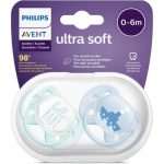 Avent Soother Ultra Soft 0-6M Blue