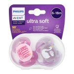Avent Soother Ultra Soft 6-18M Pink