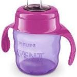 Avent Spout Cup Easy Sip With Handles Purple