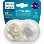 Avent Soother Ultra Soft 6-18M Grey