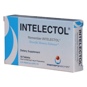 Intelectol 50 caps  Vinpocetine Supplement for Cognitive Support .