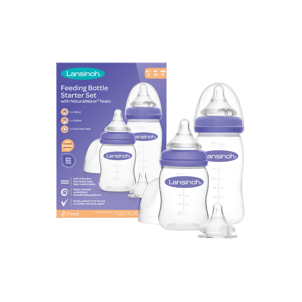 LANSINOH Feeding Bottle Starter Set