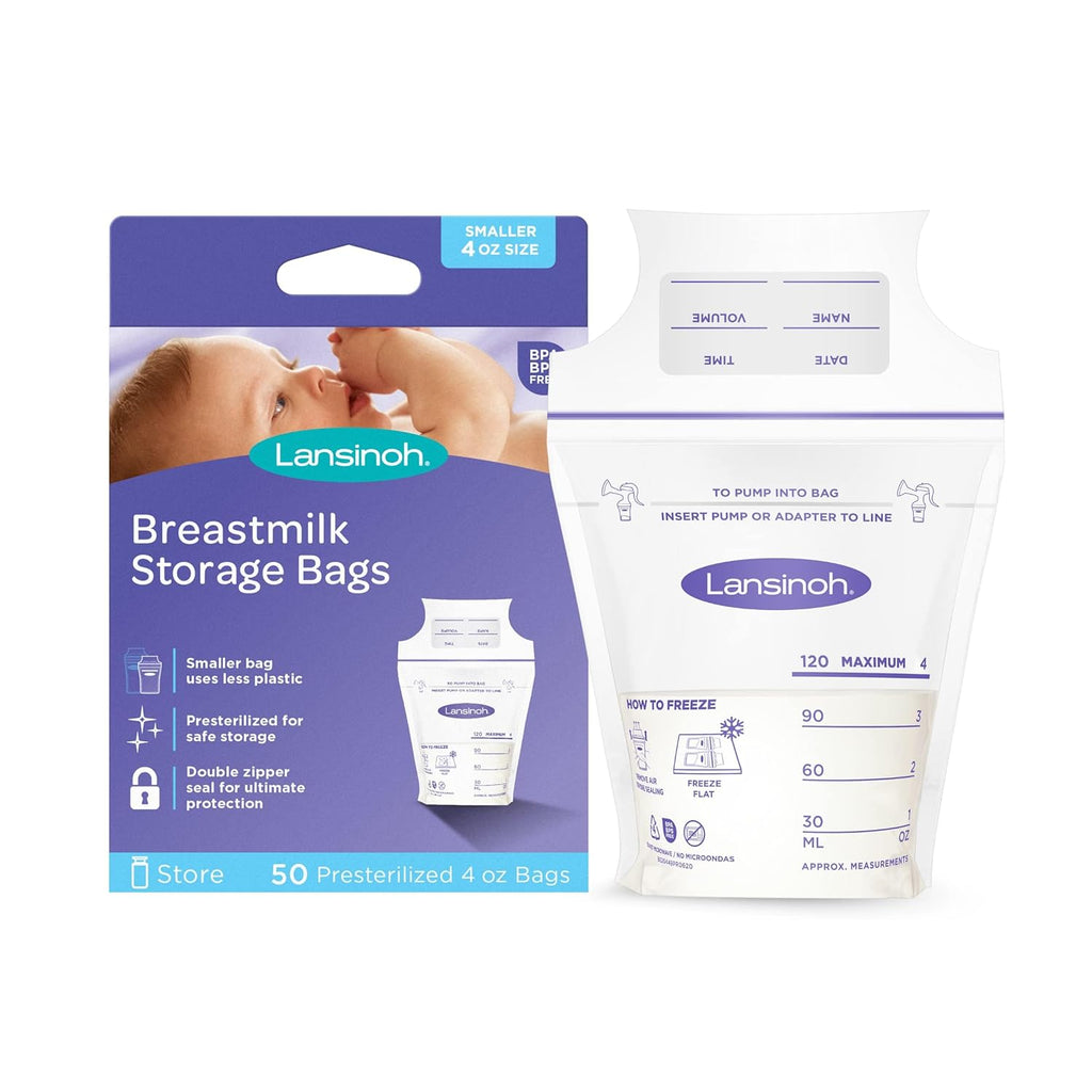 LANSINOH BREASTMILK STORAGE BAGS X50