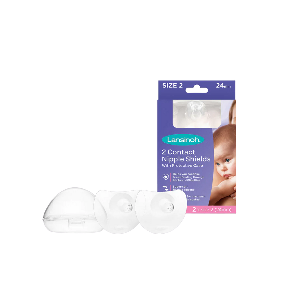 LANSINOH CONTACT NIPPLE SHIELD 24MM x2