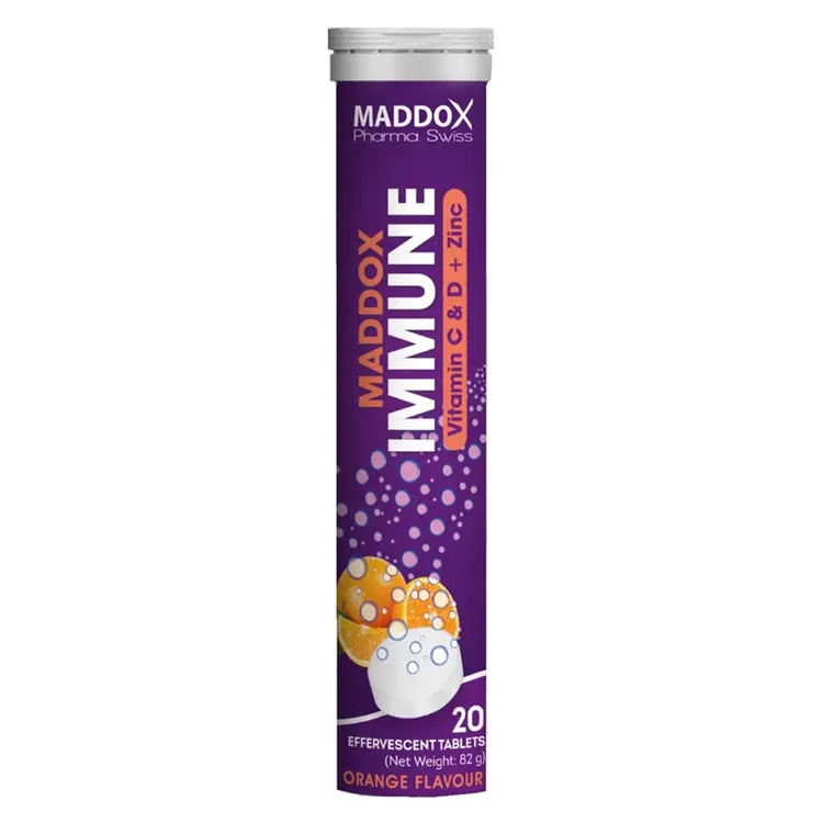 MADDOX IMMUNE VIT C+ ZINC 20 EFF