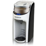Baby Brezza Formula Pro Advanced automatic baby formula maker preparing warm baby bottle