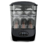 Baby Brezza One Step Baby Bottle Sterilizer and Dryer Advanced with HEPA filtered drying system