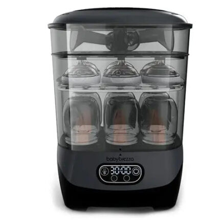 Baby Brezza One Step Baby Bottle Sterilizer and Dryer Advanced with HEPA filtered drying system